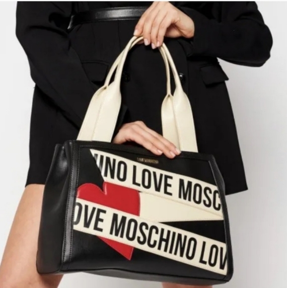 Love Moschino Handbags - Love Moschino Handbag Tote Love Is In The Air